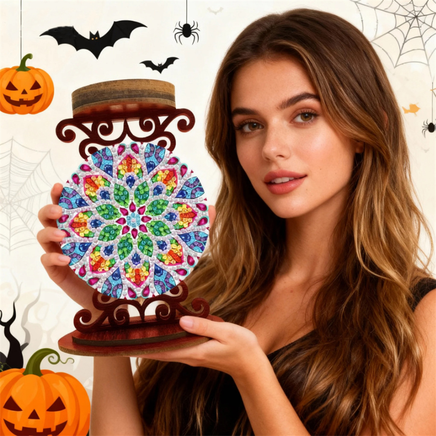 Flower candle holder Halloween - Art Craft Kit recension och pris