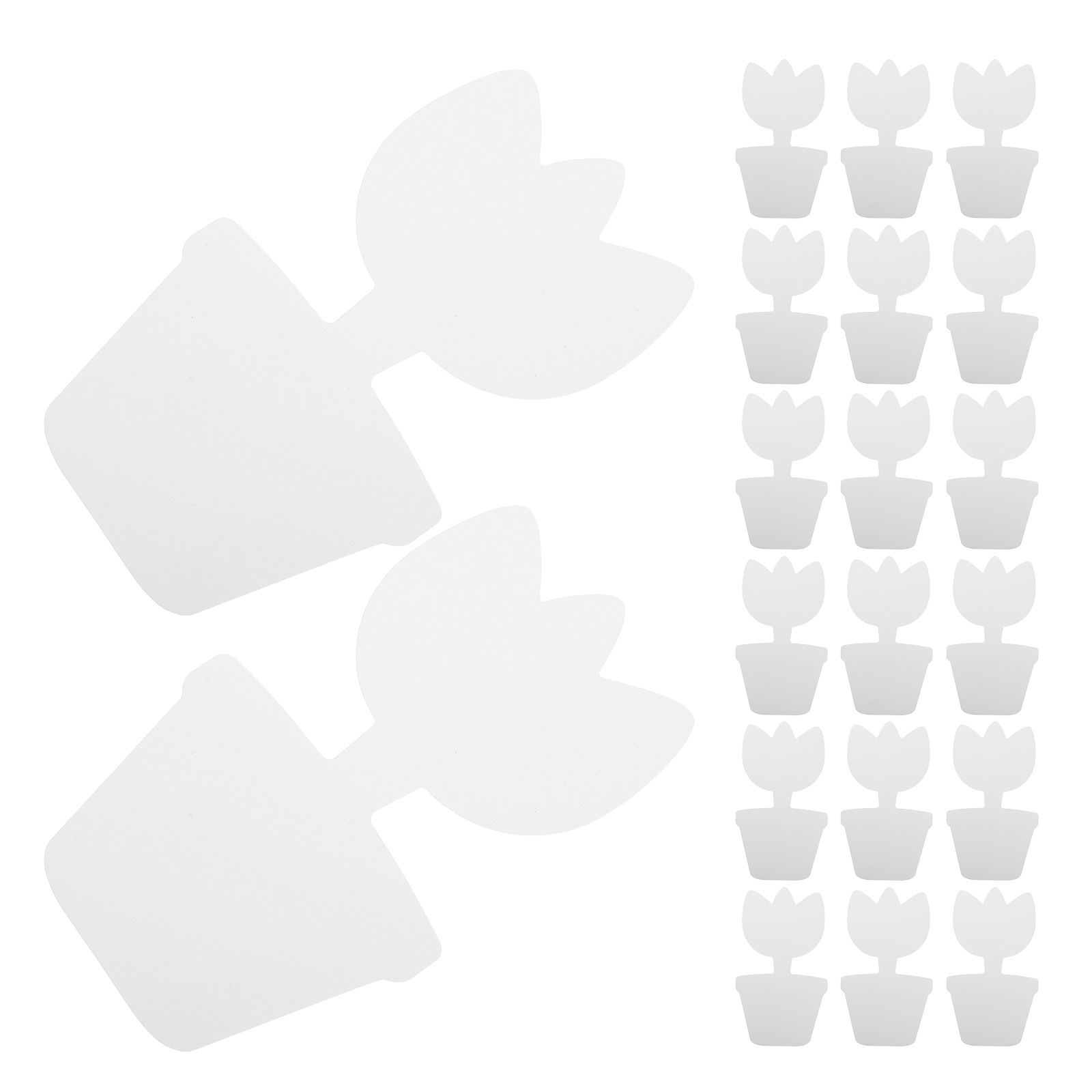 20Pcs DIY Unpainted Flower Pot - Art Craft Cardboard recension och pris