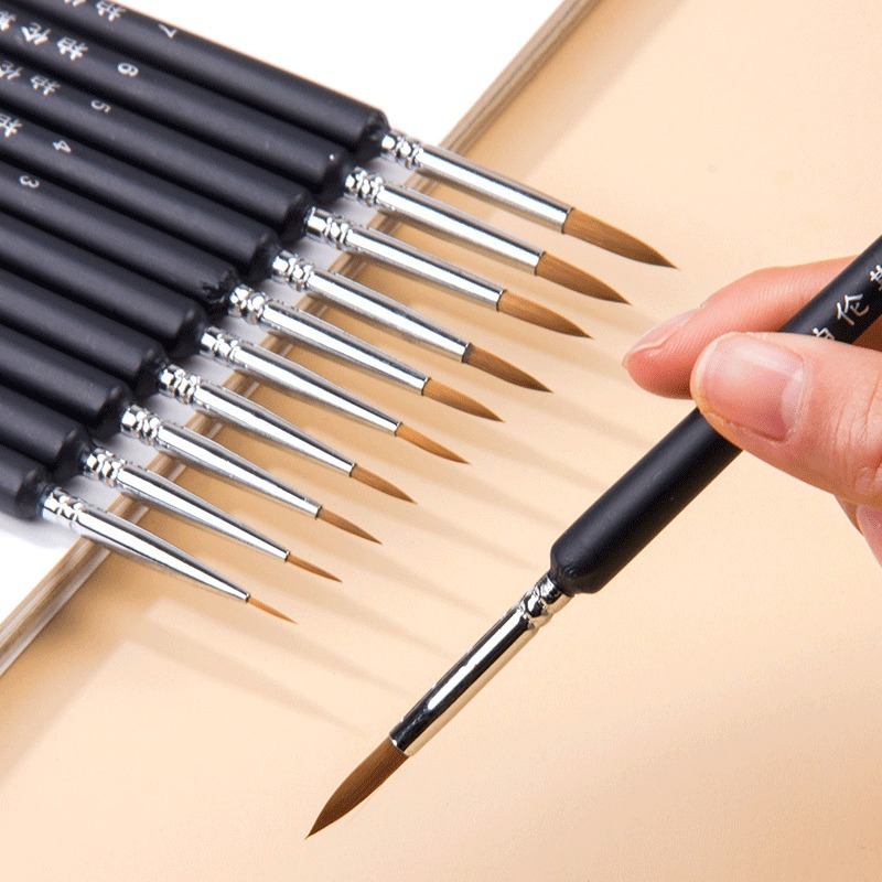 Fine Detail Paint Brush Hook L - Gouache Paint Set recension och pris