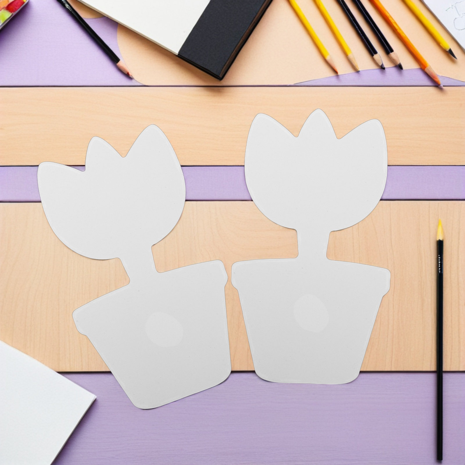 20Pcs Blank Cardboard Flower P - Art Craft Cardboard recension och pris