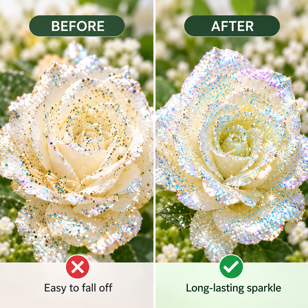 Floral Glitter Spray Kit with  - Art Craft Kit recension och pris