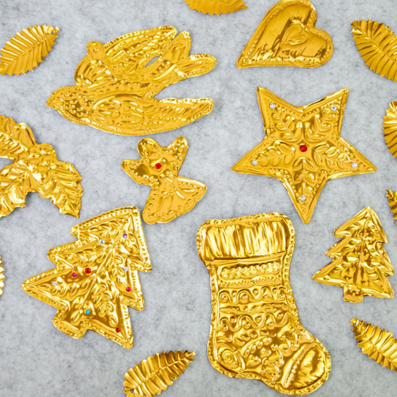 DIY Gold Foil Art Relief Chris - Art Craft With Paper recension och pris