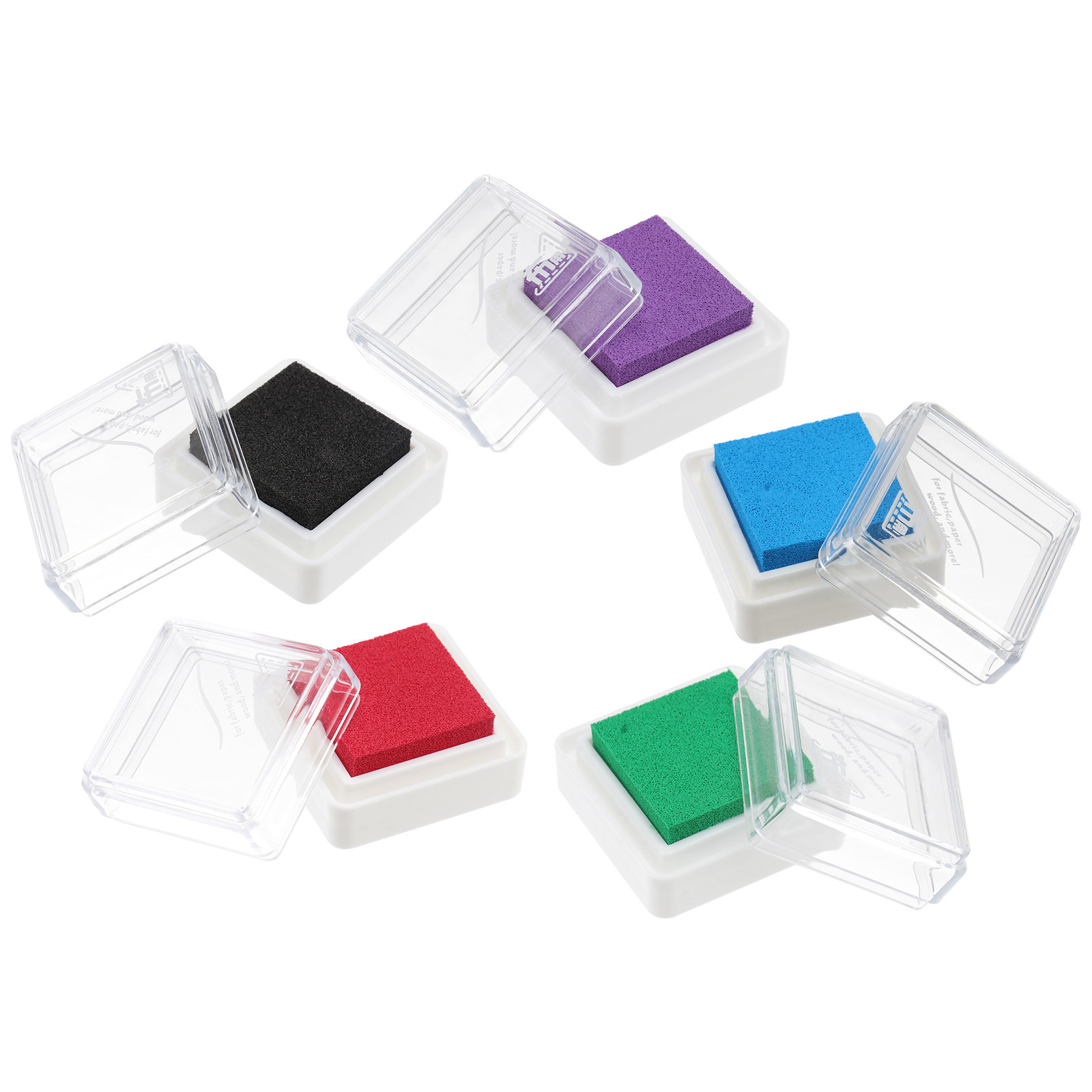 5Pcs Quick-Dry Ink Stamp Pads  - Art And Craft For Nursery recension och pris