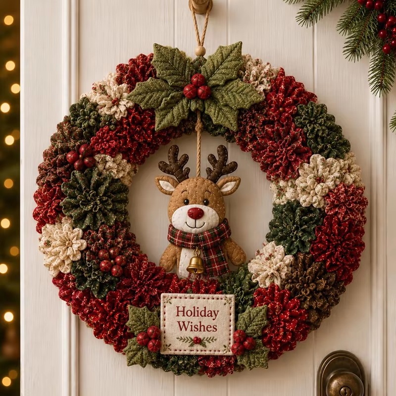 3D Christmas Fabric Poke Art K - Art Craft Kit recension och pris