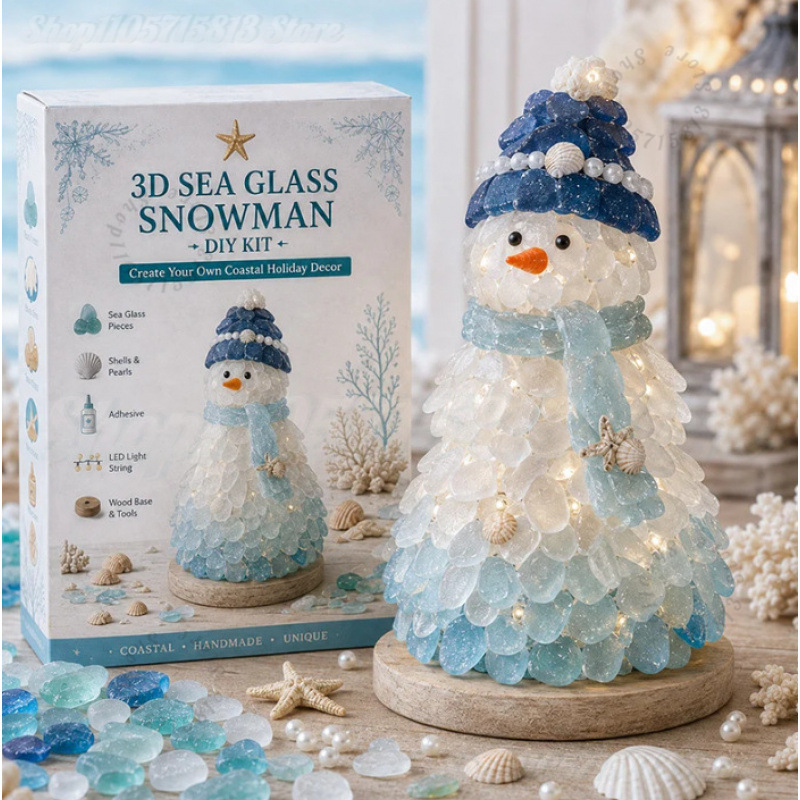 Christmas DIY Sea Glass Craft  - Art Craft Kit recension och pris