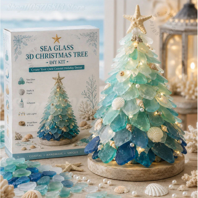 Christmas DIY Sea Glass Craft  - Art Craft Kit recension och pris