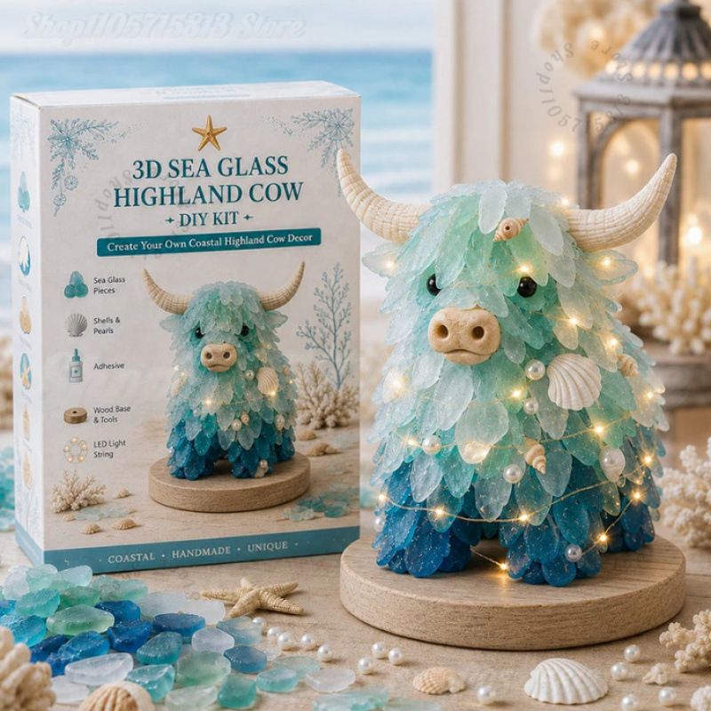 Christmas DIY Sea Glass Craft  - Art Craft Kit recension och pris