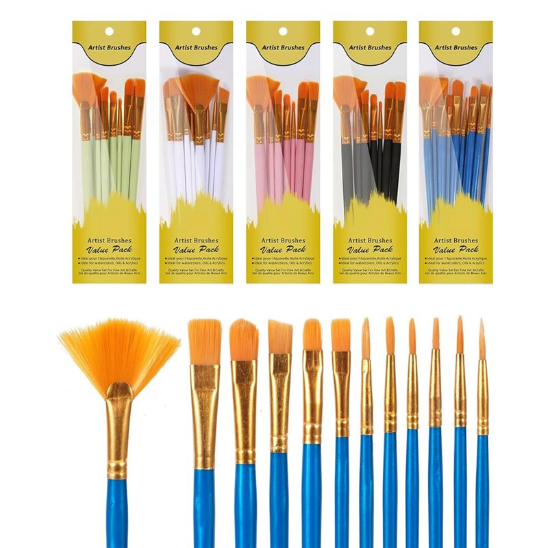 M12K-Acrylic Paint Brushes Set - Gouache Paint Set recension och pris