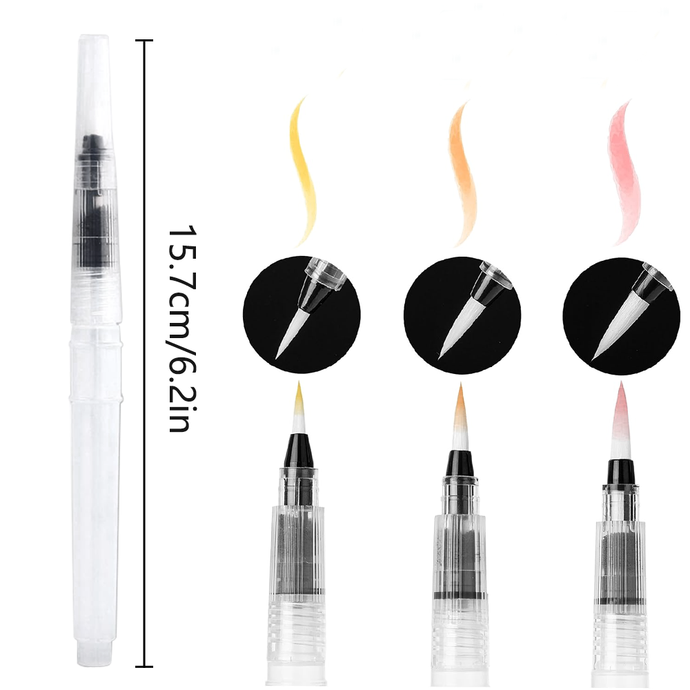 3/36PCS Water Brush Pen, Refil - Gouache Paint Set recension och pris