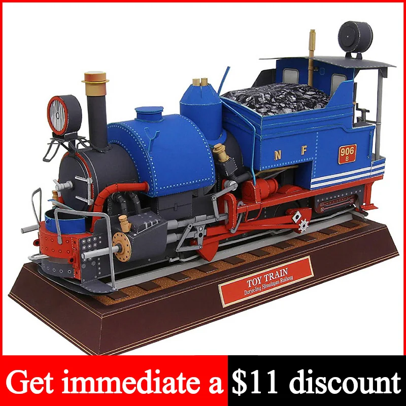 Classic Train Steam Locomotive - Art Craft Cardboard recension och pris