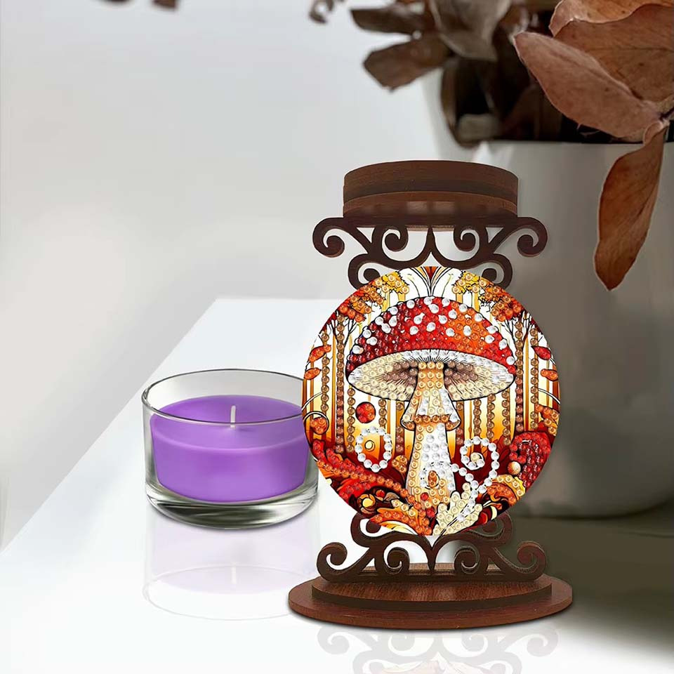 mushroom candle holder Hallowe - Art Craft Kit recension och pris