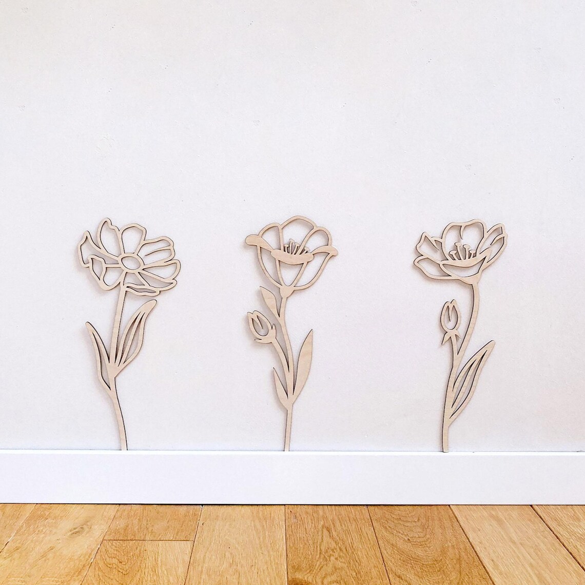 Wooden Flowers Wall Decor, Wil - Art And Craft For Nursery recension och pris