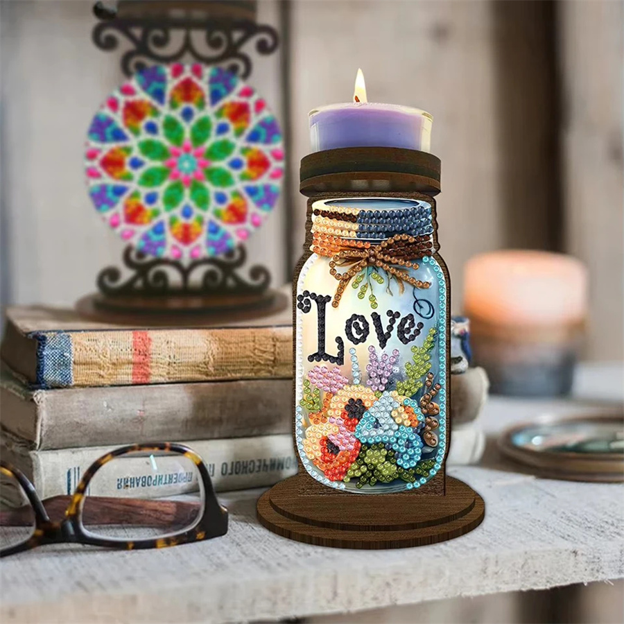 Love candle holder Halloween h - Art Craft Kit recension och pris