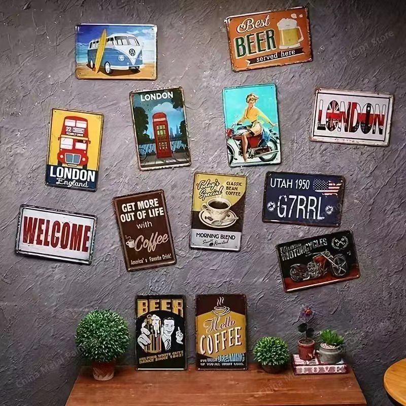 2D Metal Wall Art Sign, Modern - Art Craft Bar recension och pris