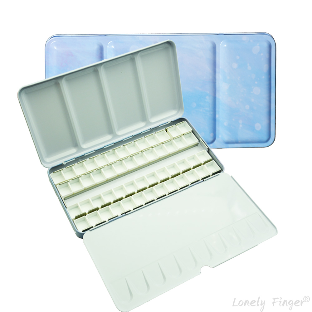 Empty Watercolor Palette Tin S - Gouache Paint Set recension och pris