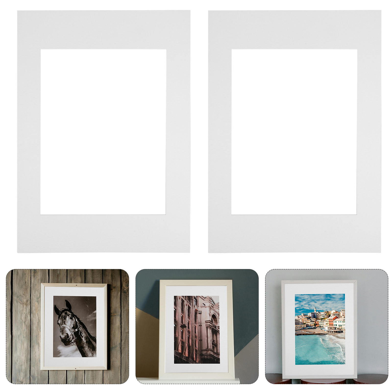 10Pcs White Cardboard Picture  - Art Craft Cardboard recension och pris