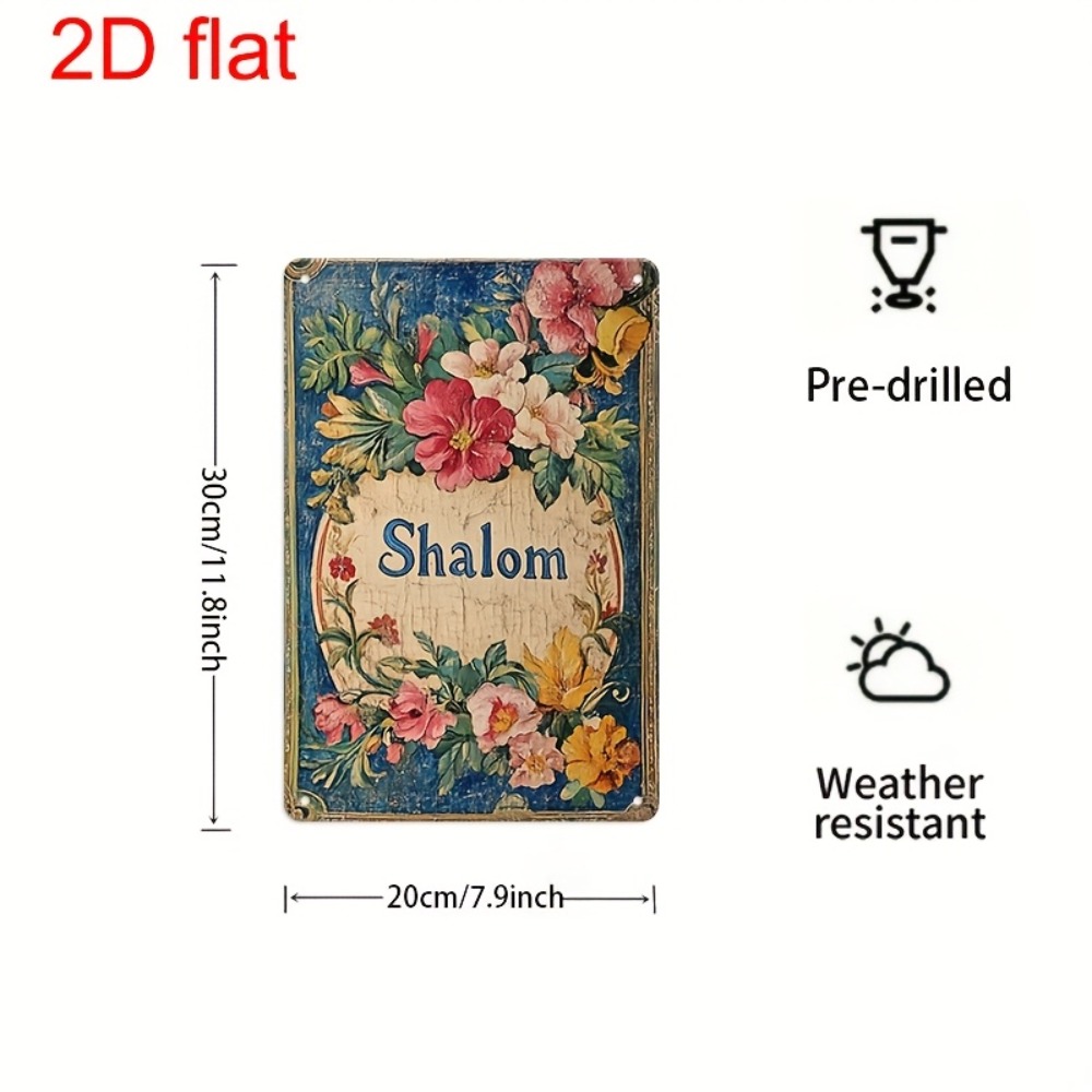 CIFBUY Vintage Floral Shalom A - Art & Craft Paper For Kids recension och pris