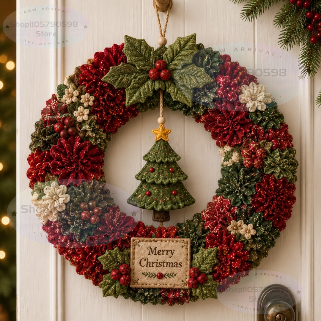 3D Fabric Poke Wreath DIY Kit, - Art Craft Kit recension och pris