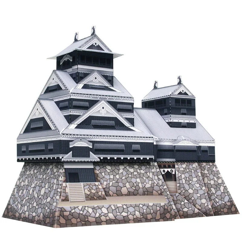 Japan Kumamoto Castle Folding  - Art Craft Cardboard recension och pris