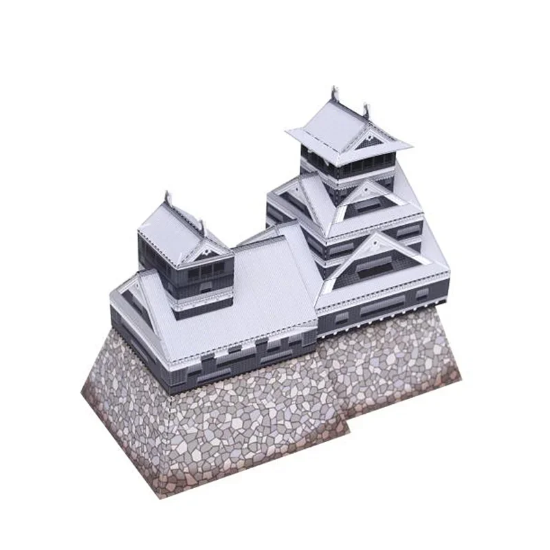 Japan Kumamoto Castle Folding  - Art Craft Cardboard recension och pris