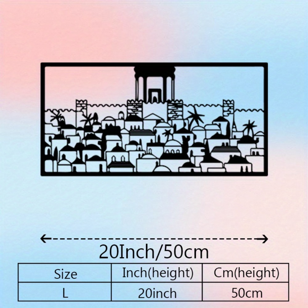 CIFBUY Metal Wall Art Jerusale - Art & Craft Paper For Kids recension och pris