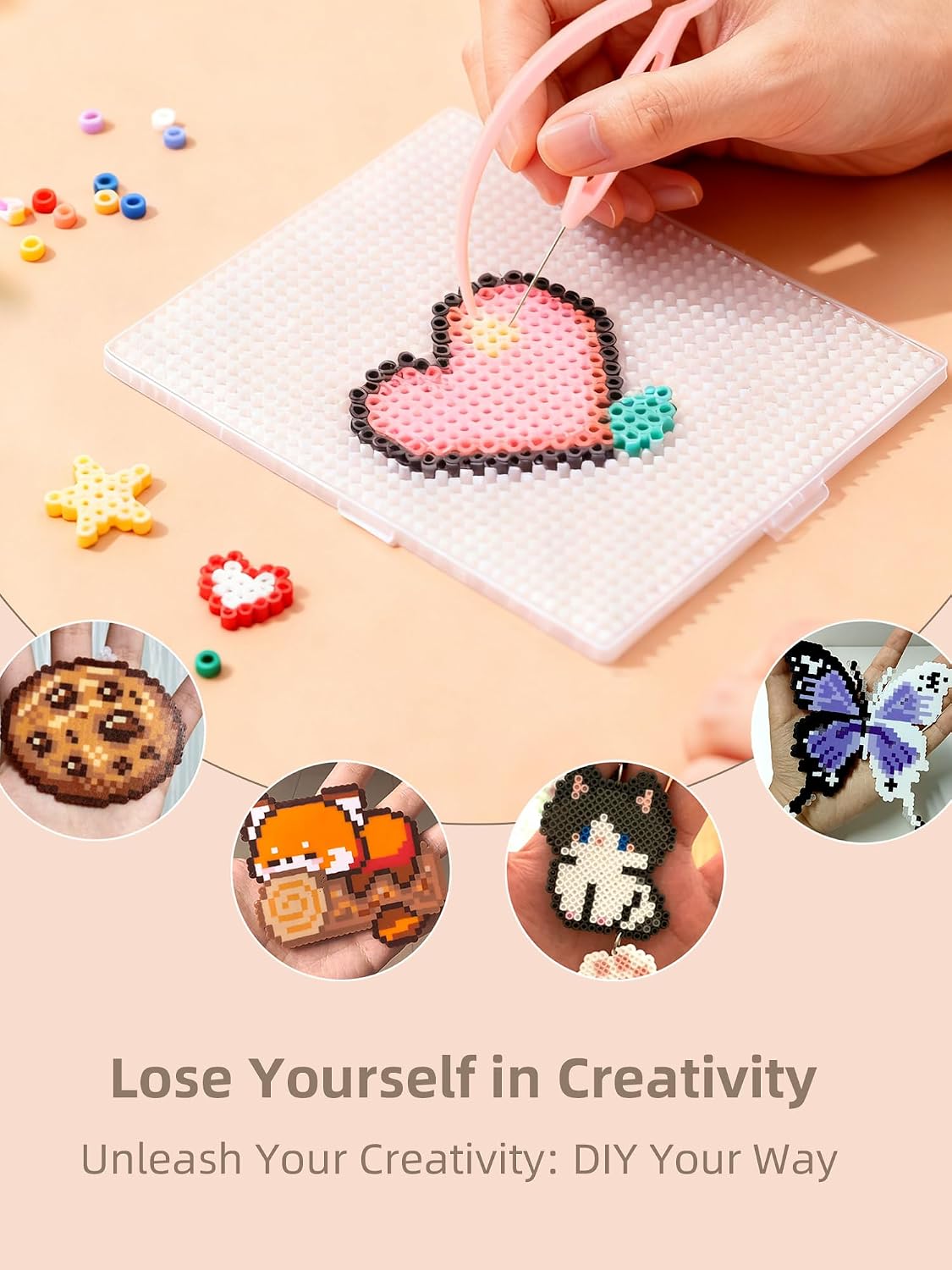 Fuse Beads Kit-Easy DIY-96 Col - Art Craft Kit recension och pris